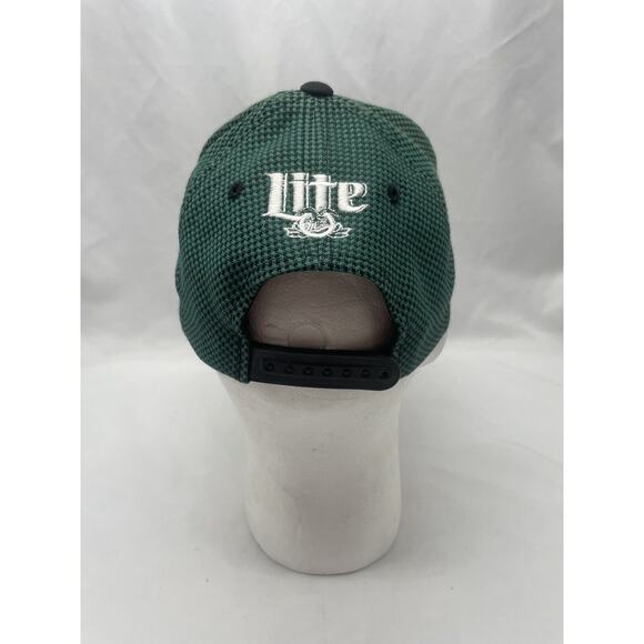 Chicago Blackhawks Green Kick 10 Strap Back Hat Miller Lite St. Patrick's Day - Picture 4 of 7